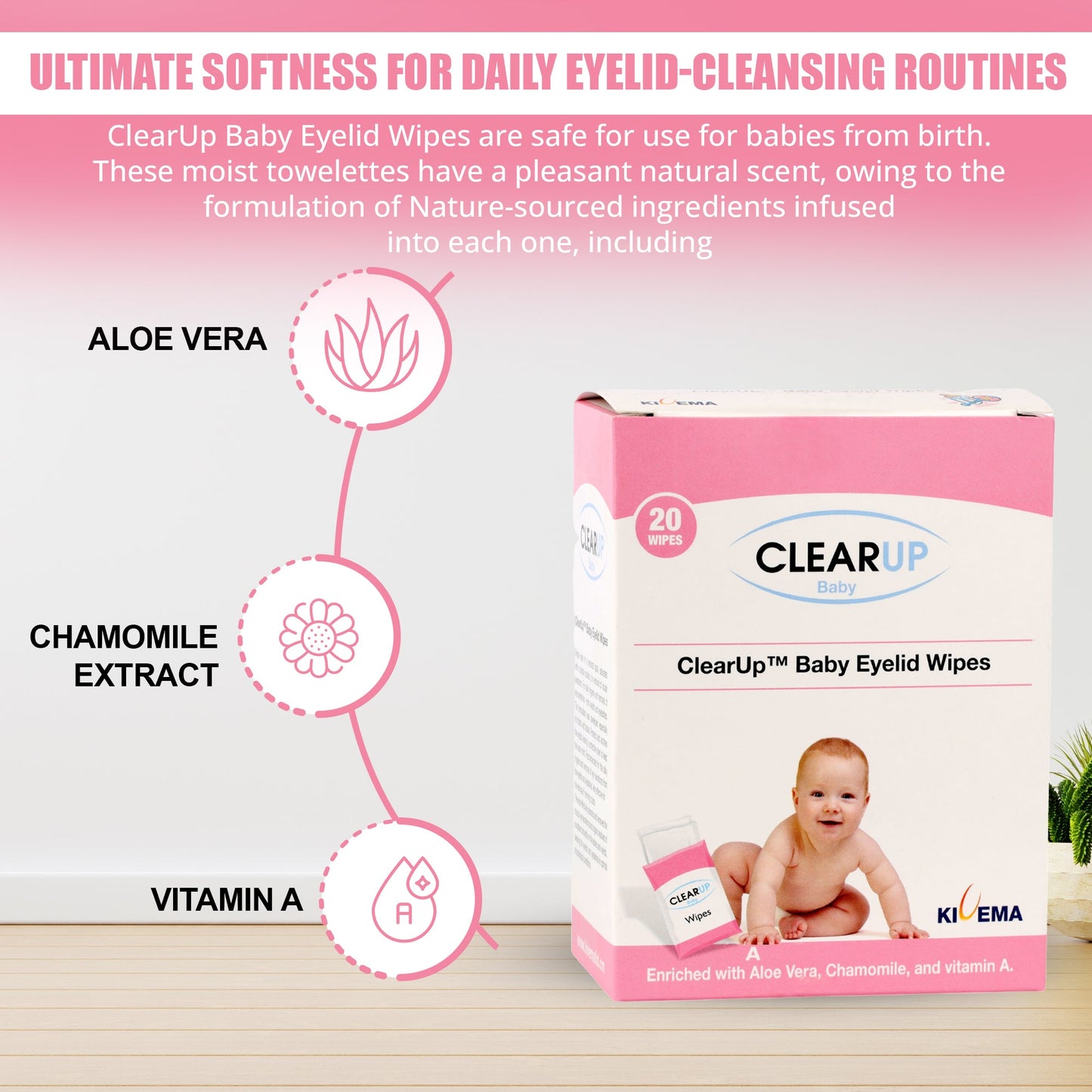 Baby Soothing Eyelid Wipes
