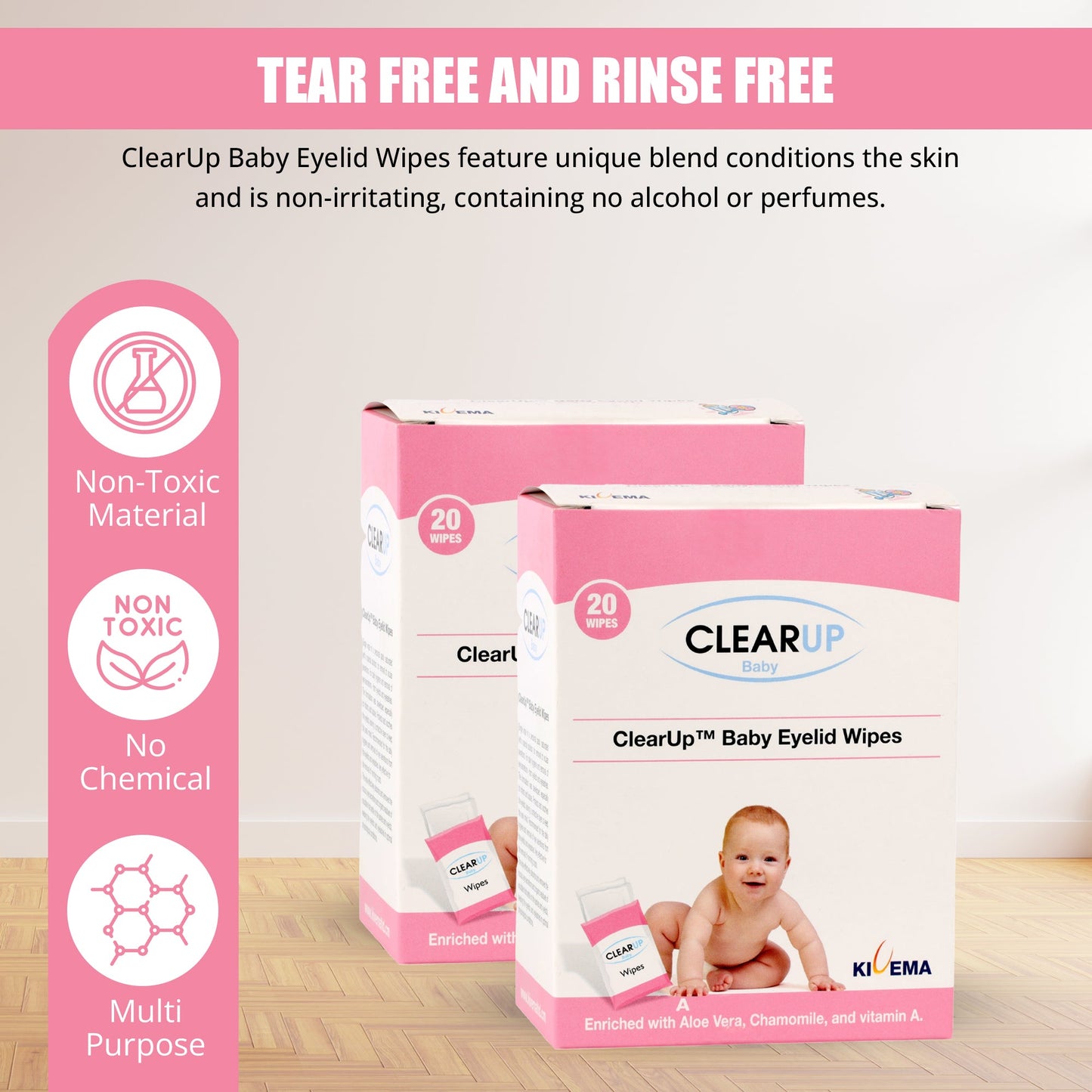 Baby Soothing Eyelid Wipes