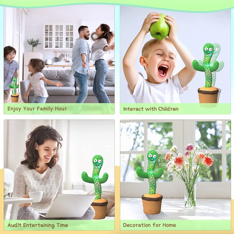 Dancing Cactus Plush Toy