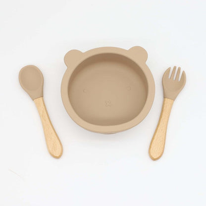 Baby Bear Shape Food Training Bowl