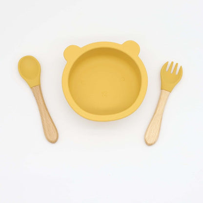 Baby Bear Shape Food Training Bowl