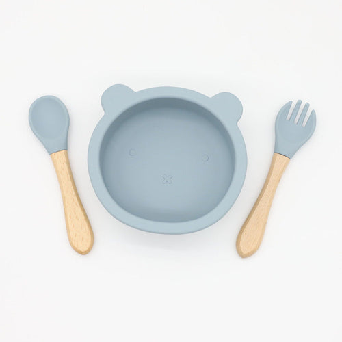 Baby Bear Shape Food Training Bowl