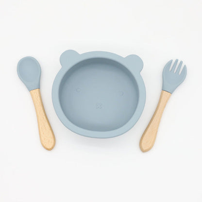 Baby Bear Shape Food Training Bowl