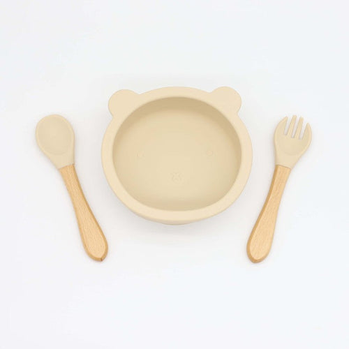 Baby Bear Shape Food Training Bowl